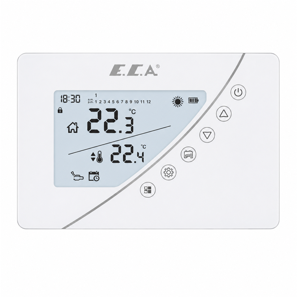 E.C.A POLY TOUCH 400 WHİTE ODA TERMOSTATI
