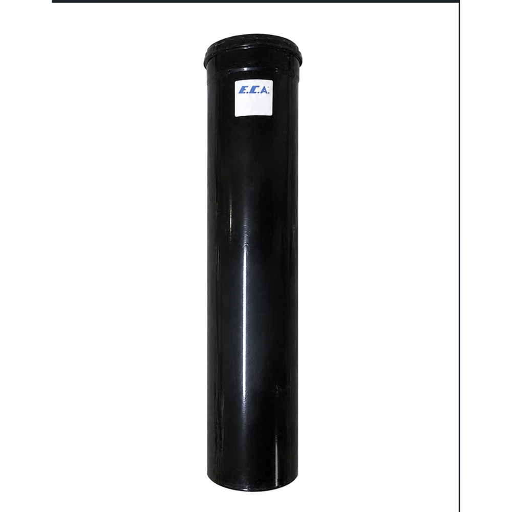 ECA CCB İLAVE BACA UZATMASI (SİYAH) Ø60/100 - 50 cm