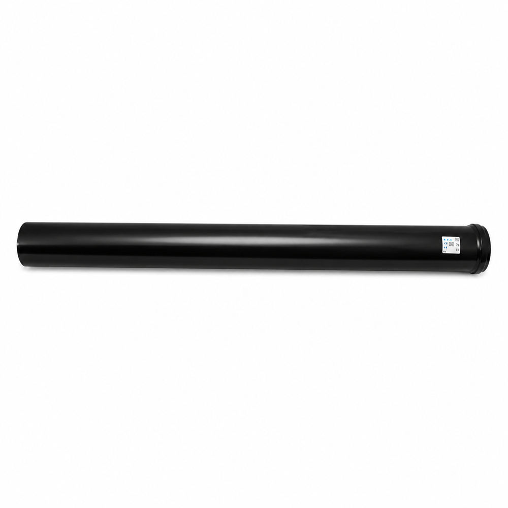 ECA CCB İLAVE BACA UZATMASI (SİYAH) Ø60/100 - 100 cm