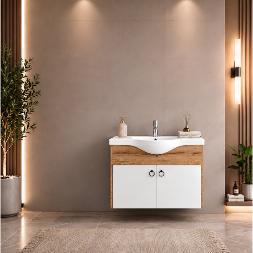 DİRVANA BANYO DOLABI ALT MODÜL 55 CM