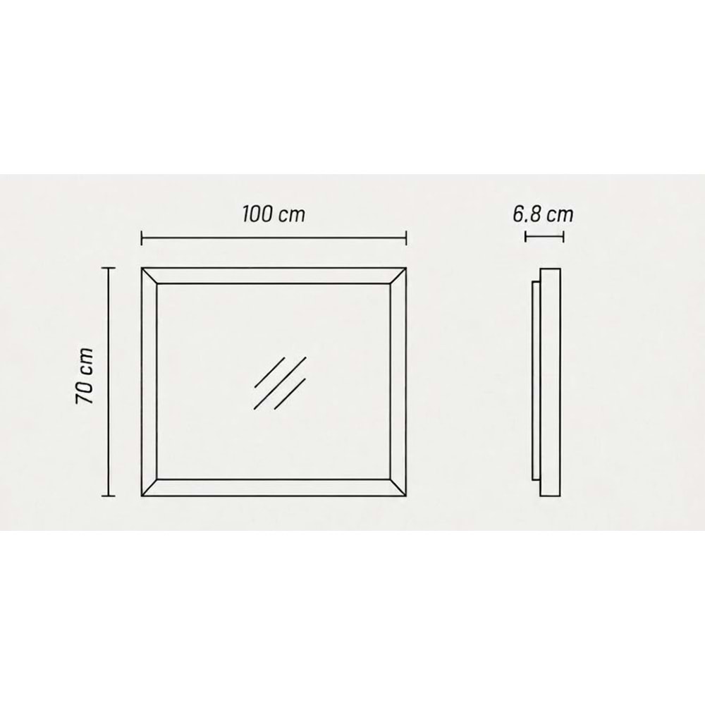 MORDE BANYO DOLABI ÜST MODÜL 100 CM