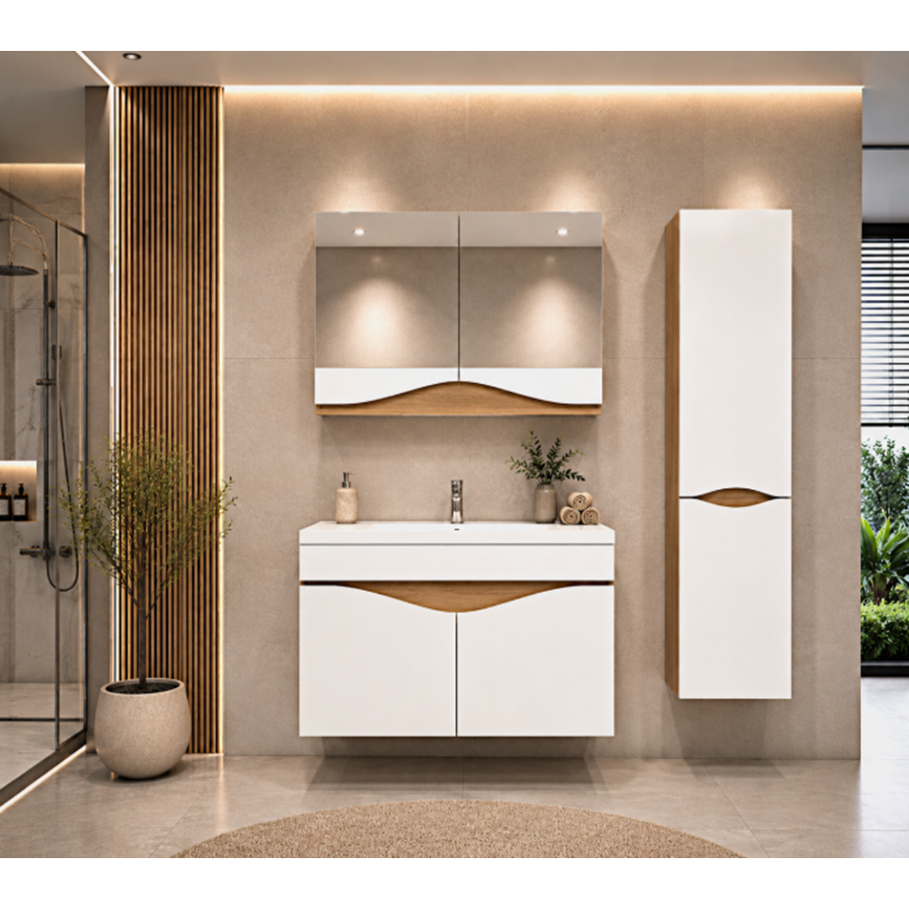 NATİNA BANYO DOLABI TAKIM 65 CM