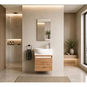ELA BANYO DOLABI TAKIM 45 CM