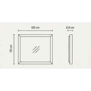 MORDE BANYO DOLABI ÜST MODÜL 100 CM