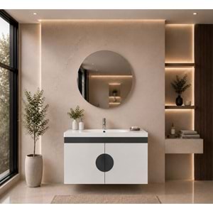 MAKFALİ BANYO DOLABI TAKIM 65 CM