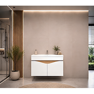 NATİNA BANYO DOLABI ALT MODÜL 85 CM