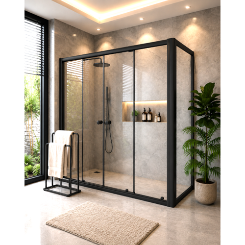 AVUSOR SİYAH 5 MM TEMPERLİ H:148 70*140