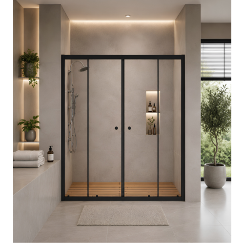 BENA SİYAH 5 MM TEMPERLİ H:148 140*149