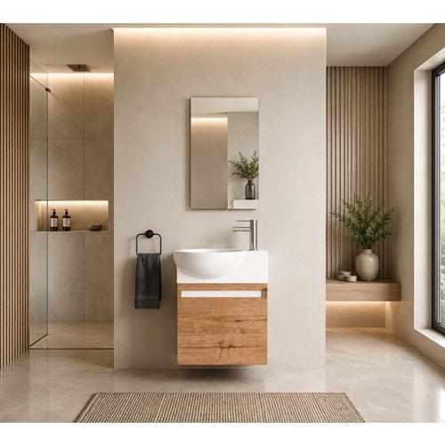 ELA BANYO DOLABI TAKIM 45 CM
