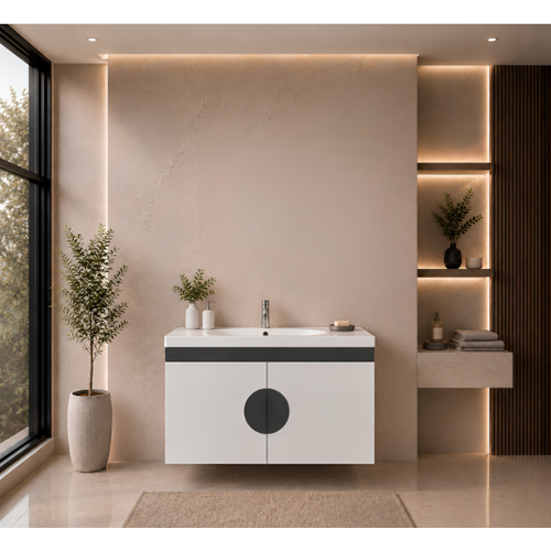 MAKFALİ BANYO DOLABI ALT MODÜL 65 CM